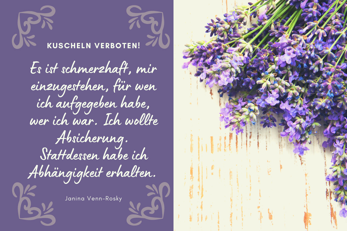 Kuscheln verboten! gefühlvolle Lesestunden mit Janina Venn-Rosky